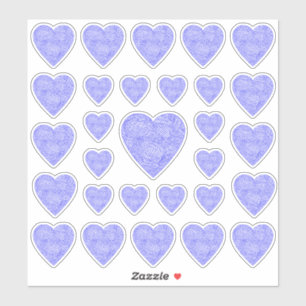 Blue Heart Stickers