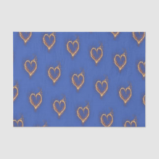 Blue Hearts - Create Your Own (CYO) - Tissue Paper