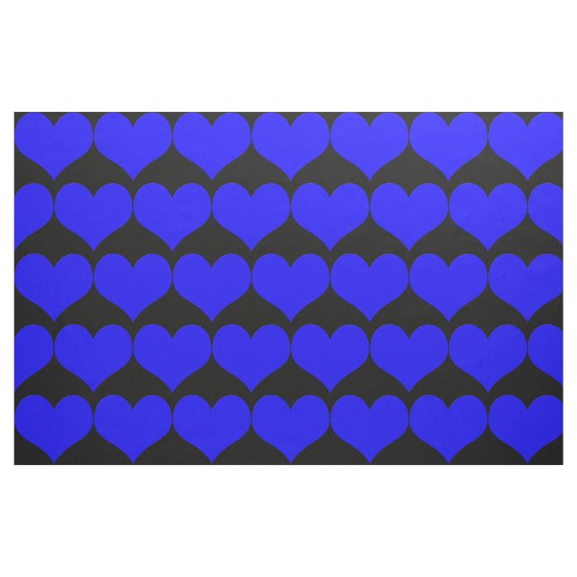 Blue Hearts Fabric (Fat Quarter)