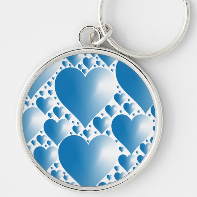 BLUE HEARTS KEY RING (Front)