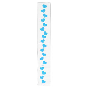 Blue Hearts Table Runner