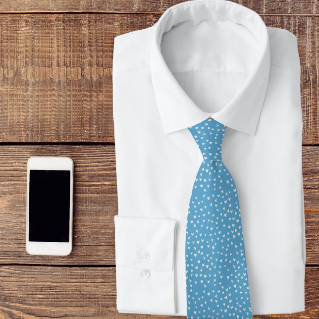 Blue Hearts  Tie (Creator Uploaded)