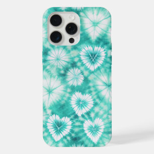 Blue Hearts Tie Dye iPhone 15 Pro Max Case