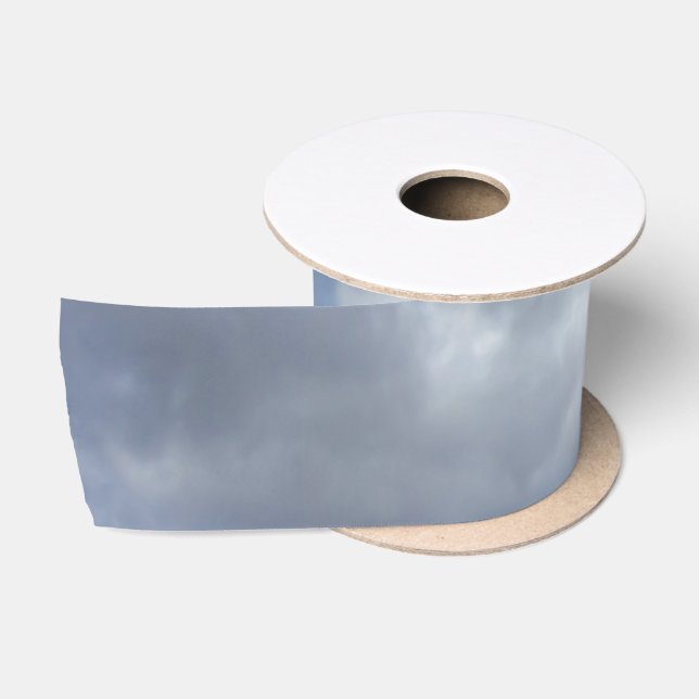Blue Heaven Clouds + your ideas Satin Ribbon (Spool)