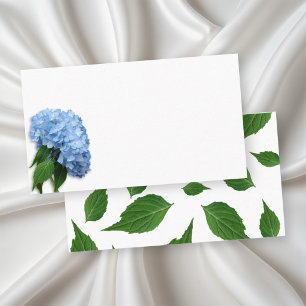 Blue Heaven Floral Blank Escort Cards
