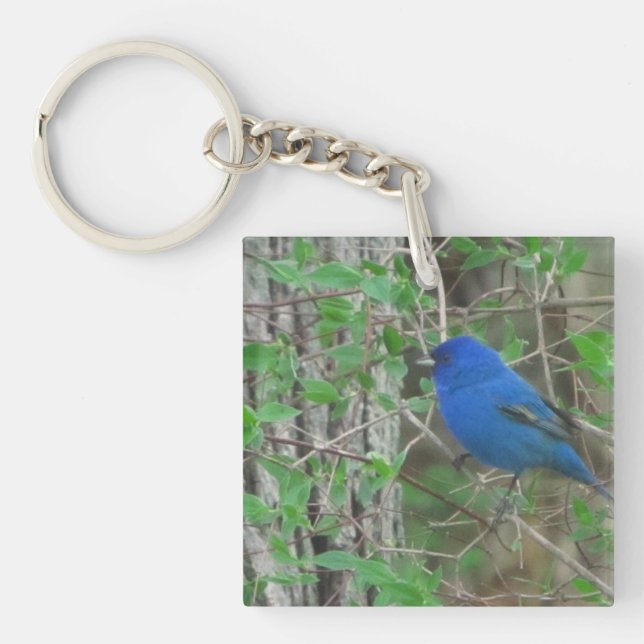 Blue Heaven Metal Print Key Ring (Front)