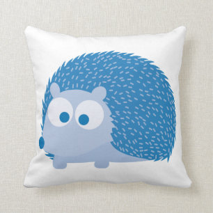 Blue Hedgehog Cushion