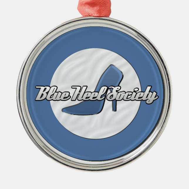 Blue Heel Society Christmas Ornament (Front)