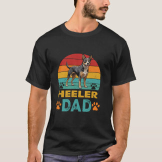 Blue Heeler Dog Dad Australian Cattle Dog Lovers F T-Shirt