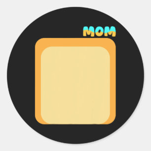 Blue Heeler Dog Mum Halloween Family Matching Cost Classic Round Sticker