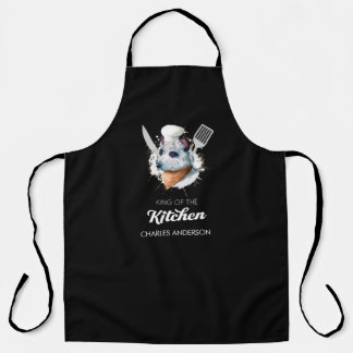 Blue Heeler King of the Kitchen Cooking Dog Chef Apron
