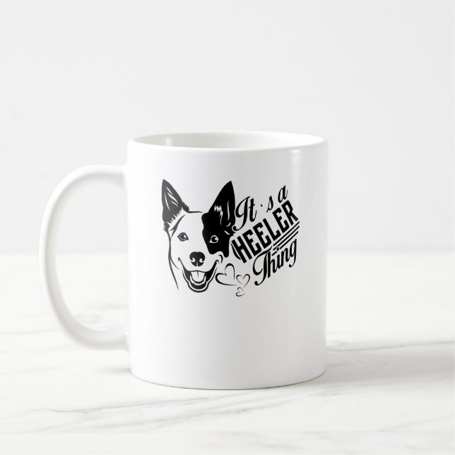 Blue Heeler Thing Mug (Left)