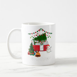 Blue Heeler With Christmas Sweater - Merry Christm Coffee Mug