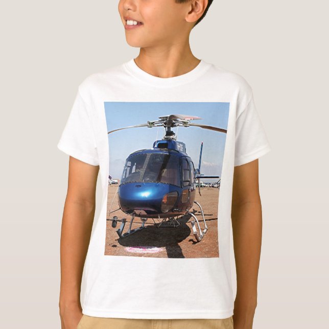 Blue helicopter T-Shirt (Front)