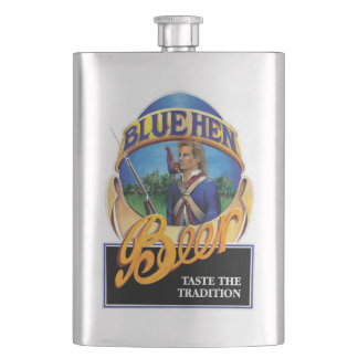 Blue Hen Beer Stainless Steel Flask