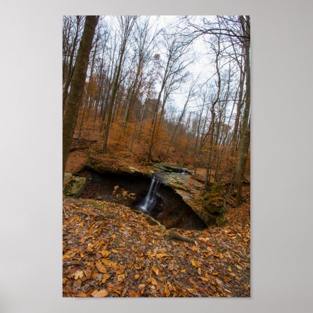 Blue Hen Falls, Cuyahoga Valley National Park, OH Poster (Front)