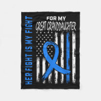 Blue Her Fight Diabetes Awareness Shirt Great Gran