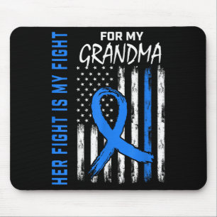Blue Her Fight Is My Fight Diabetes Awareness Shir Mouse Pad