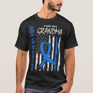 Blue Her Fight Is My Fight Diabetes Awareness Shir T-Shirt