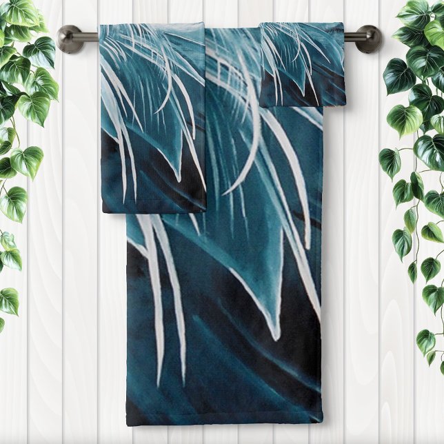 Blue Heron Bird Bath Towel Set (Creator Uploaded)