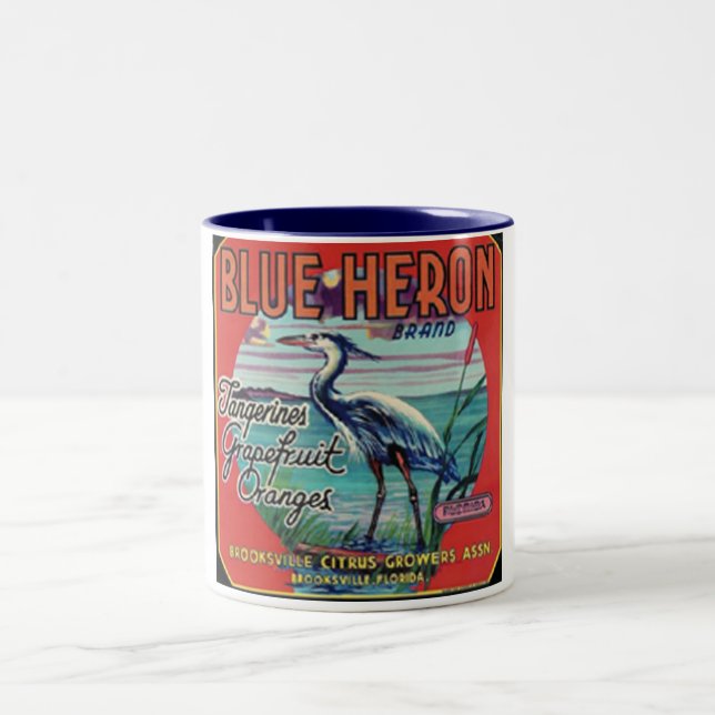 blue heron brand mug (Center)