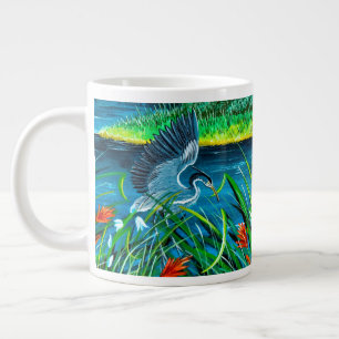 Blue Heron Couple Coffee Cup