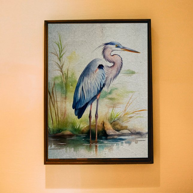 Blue Heron Decoupage Tissue Paper (Creator Uploaded)