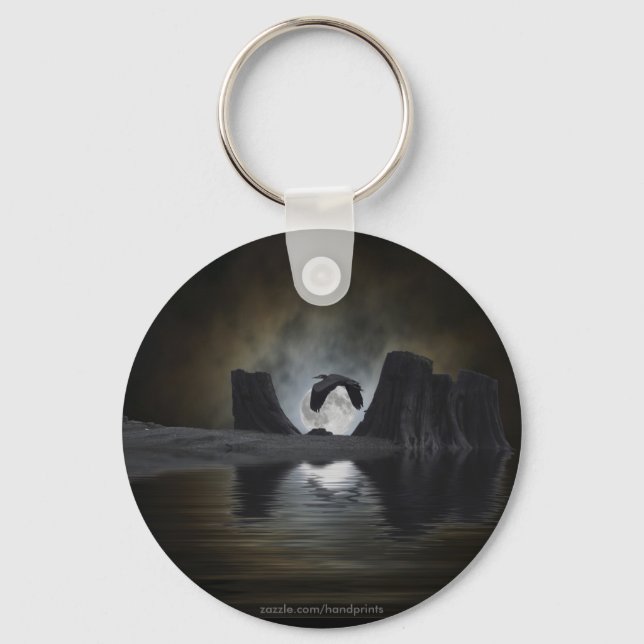 Blue Heron Gifts Key Ring (Front)