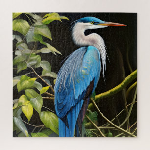 Blue Heron Jigsaw Puzzle