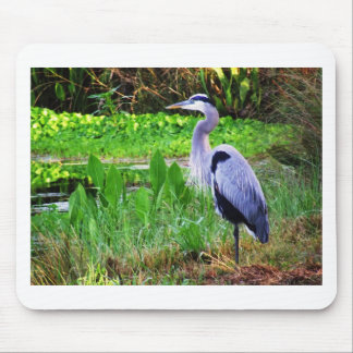 Blue Heron Mouse Pad