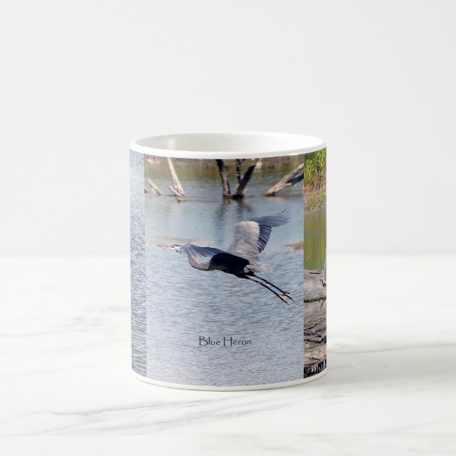 Blue Heron mug (Center)