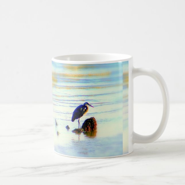 blue heron mug (Right)