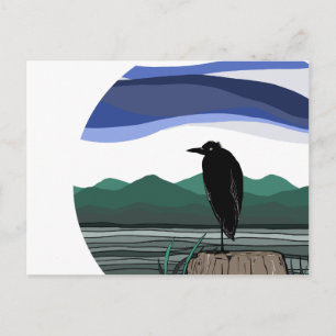 Blue heron - Pacific Northwest Postcard