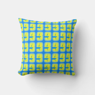blue heron pillow
