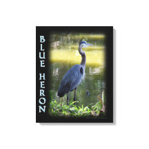 Blue Heron Wall Art Photograph