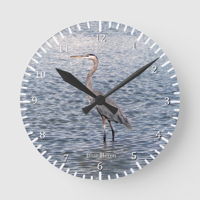 Blue Heron water clock (Front)