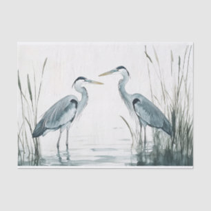 Blue Herons 6 Decoupage Paper