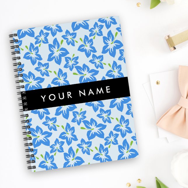Blue Hibiscus, Blue Flowers, Your Name Planner (Creator Uploaded)