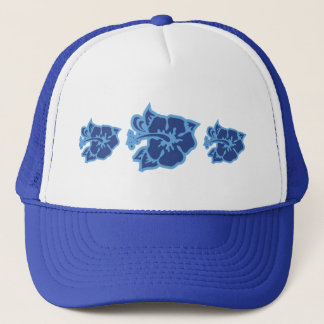 Blue Hibiscus Trucker Hat