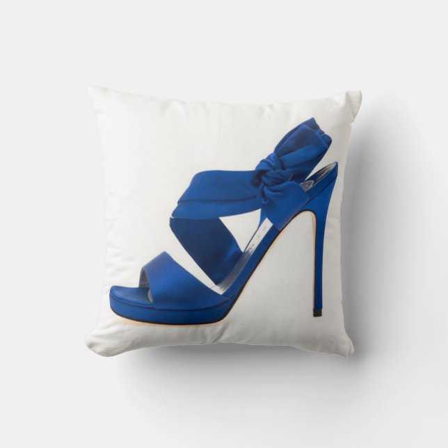 Blue High Heels Pillow! Cushion (Front)