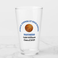 Blue High School Basketball Player Personalised