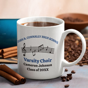 Blue High School Choir Customisable Coffee Mug
