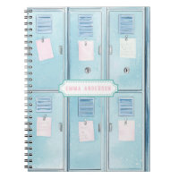 Blue High School Lockers