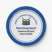 Blue High School Marching Band Graduation Party