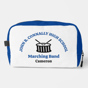 Blue High School Marching Band Personalised Dopp Kit