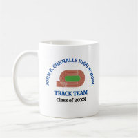 Blue High School Track & Field Team Personalised