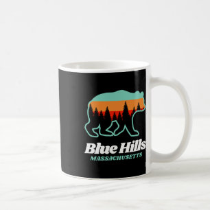 Blue Hills Machusetts Skiing Snowboarding Bear Coffee Mug