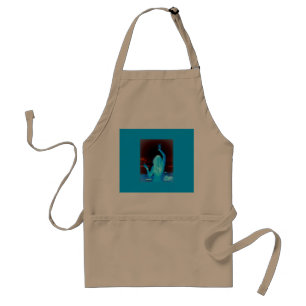 blue hippie girl standard apron