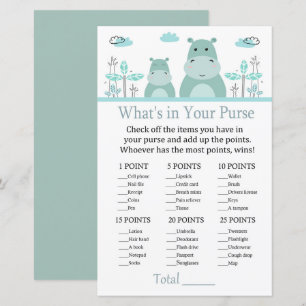 Blue Hippo What's in your purse game