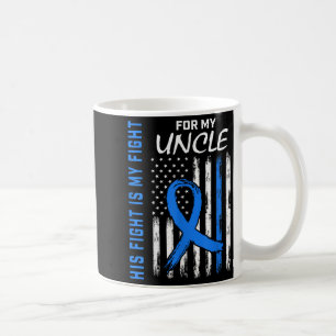 Blue His Fight Is My Fight Diabetes Awareness Shir Coffee Mug